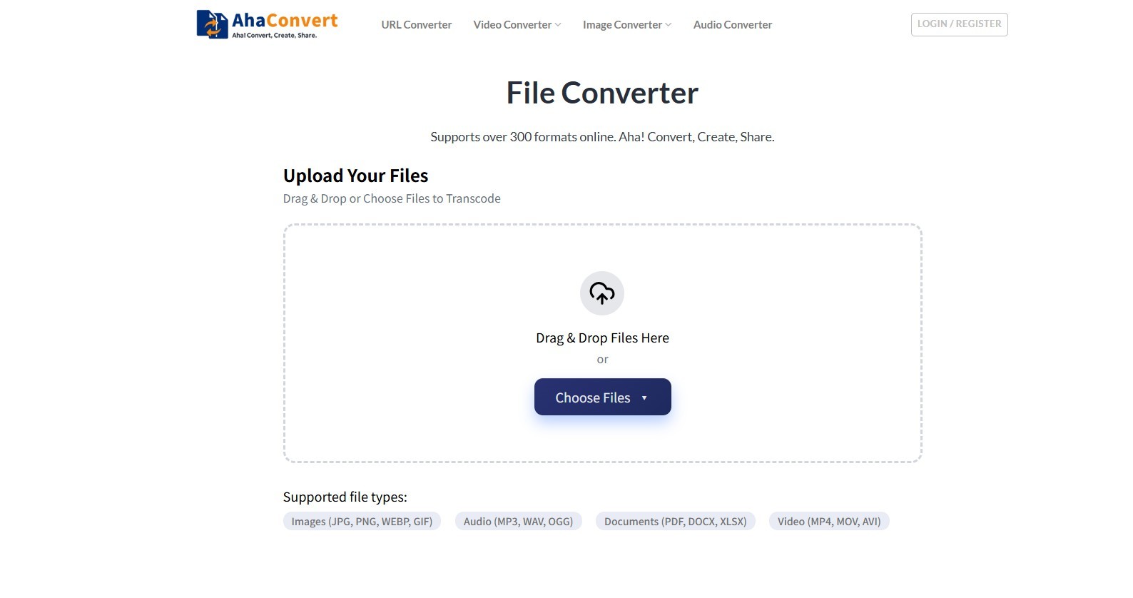 AhaConvert screenshot and logo